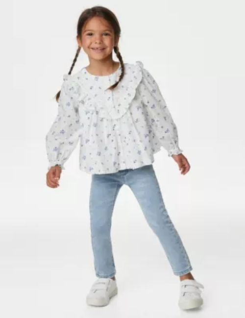 Denim Dungarees (6-16 Yrs), M&S Collection