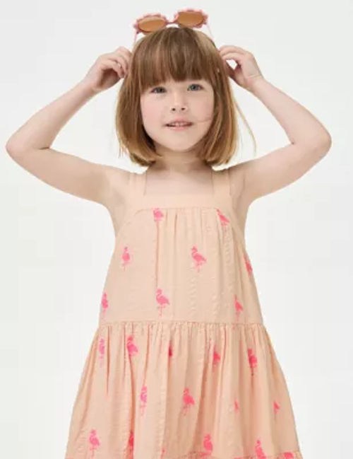 M&S Girls Pure Cotton Tiered...