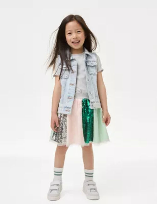 M&S Girls Sequin Tutu Skirt...