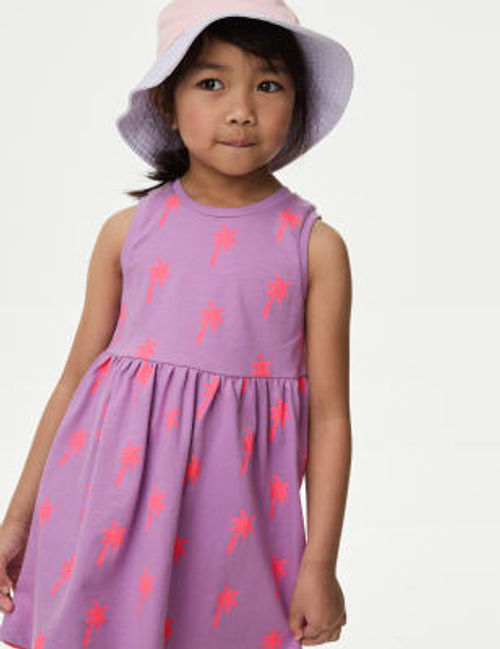 M&S Girls Pure Cotton Print...