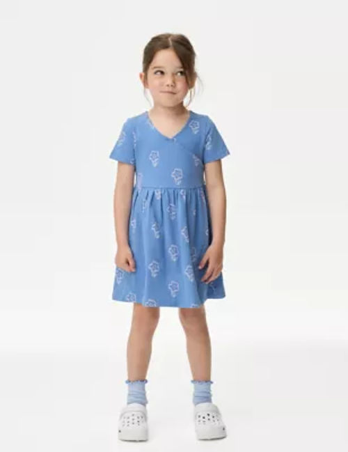 M&S Girls Pure Cotton Printed...