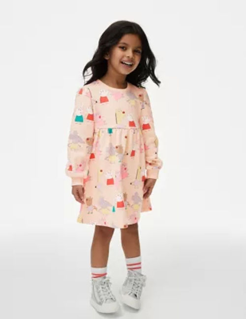 M&S Girls Cotton Rich Peppa...