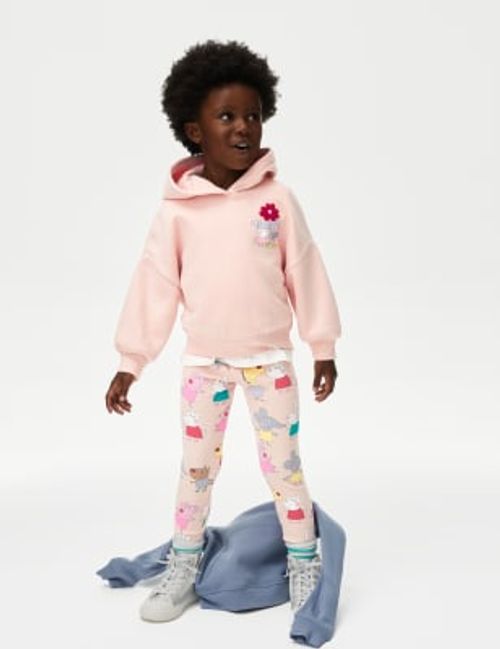 M&S Girls Cotton Rich Peppa...