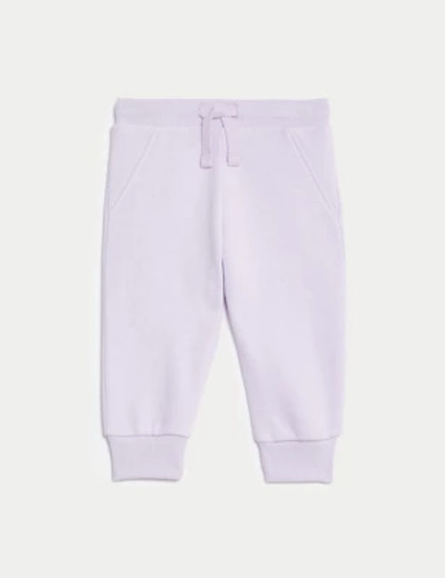 M&S Girls Cotton Rich Joggers...