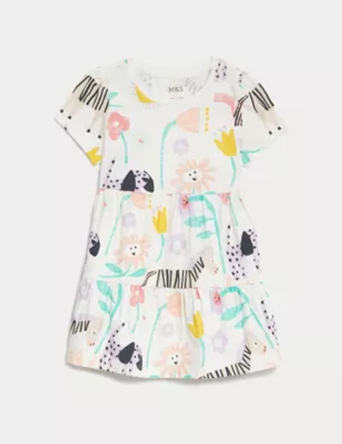 M&S Girl's Pure Cotton Animal...