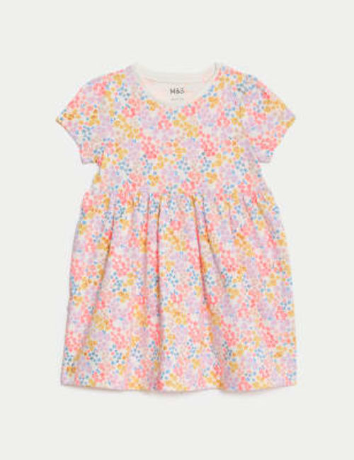 M&S Girls Pure Cotton Ditsy...