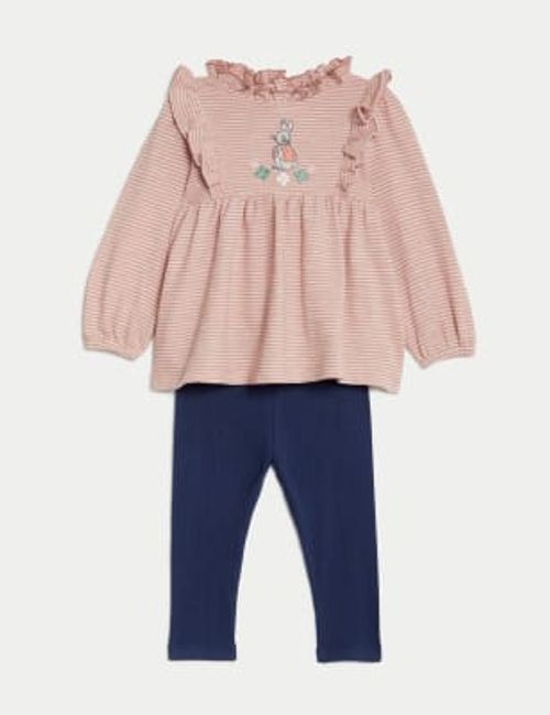 M&S Girls 2pc Cotton Rich...