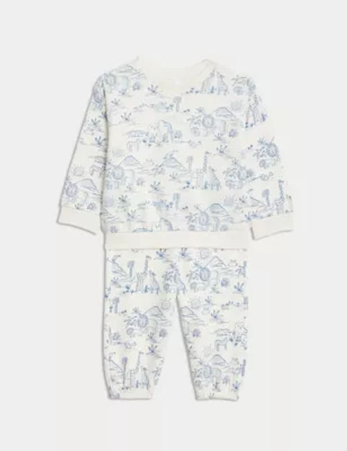 M&S Boys 2pc Cotton Rich...