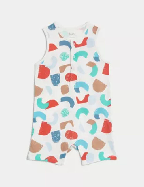 M&S Boys Pure Cotton Abstract...