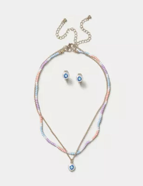 M&S Girls Evil Eye Necklace...