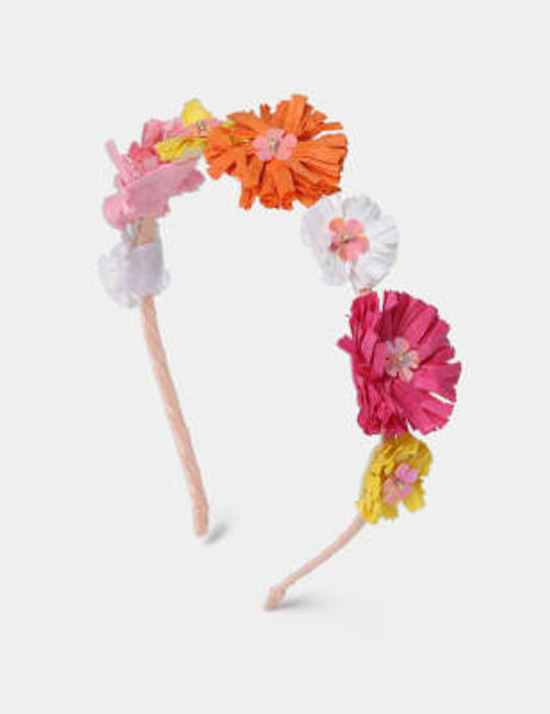 M&S Girls Flower Raffia...