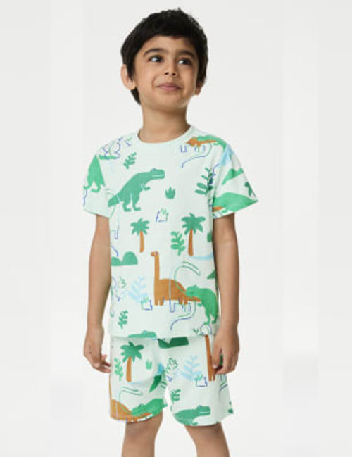 M&S Boys Pure Cotton Dinosaur...