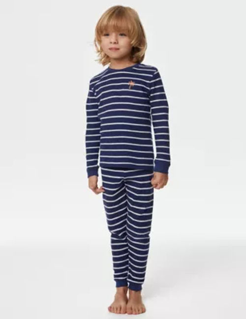 M&S Boys Pure Cotton Striped...