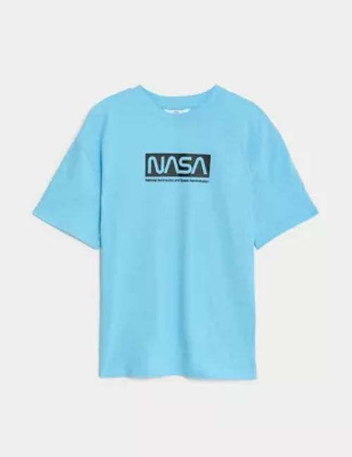 M&S Pure Cotton NASA™ T-Shirt...