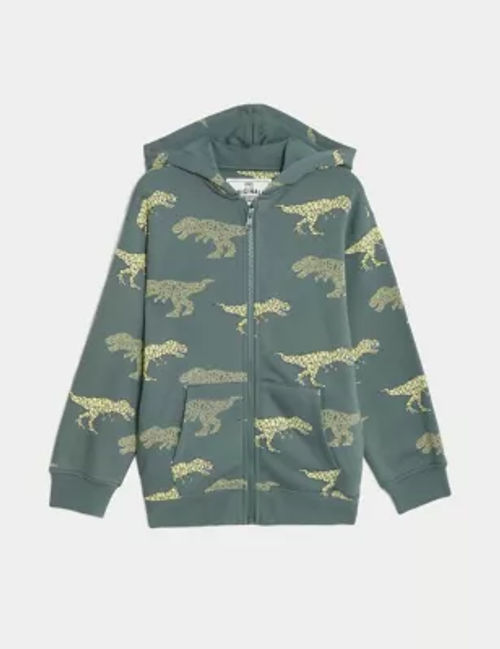 M&S Boys Cotton Rich Dinosaur...