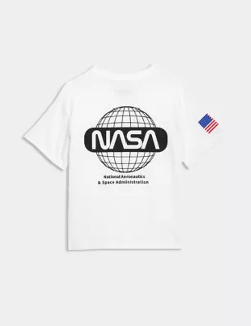 M&S Pure Cotton NASA™ T-Shirt...