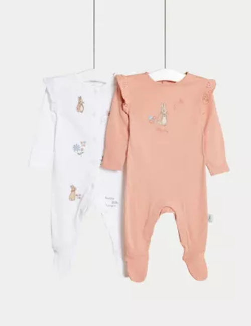 M&S Girls 2pk Pure Cotton...