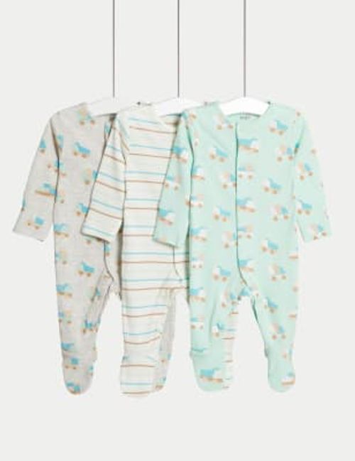 M&S Boys 3pc Pure Cotton...