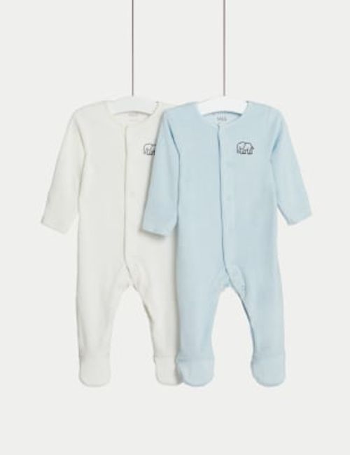 M&S Boys 2pk Cotton Rich...