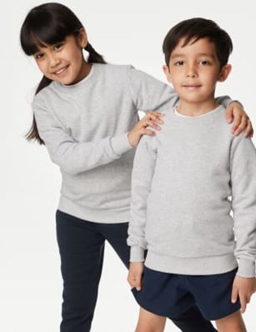 M&S Unisex Cotton Crew Neck...