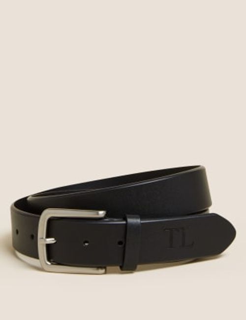 Black Leather Belt, M&S Collection