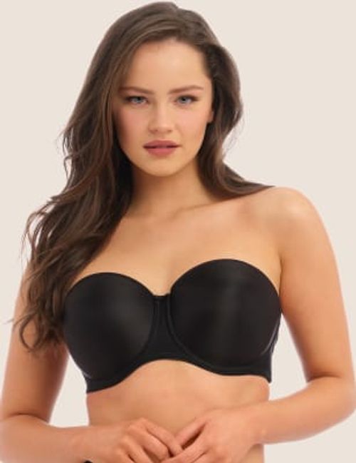 Fantasie Womens Smoothing Wired Moulded Strapless Bra C-G - 32D - Black,  Black,Nude, £39.00