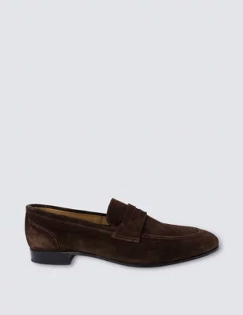 Hawes & Curtis Mens Suede...