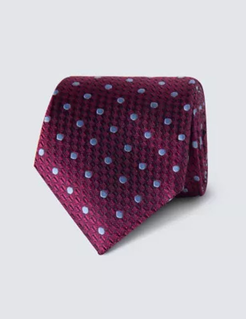 Hawes & Curtis Mens Polka Dot...