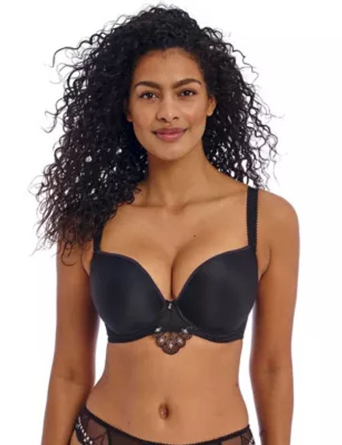 Ribbed Lounge Non Wired Plunge Bra A-E