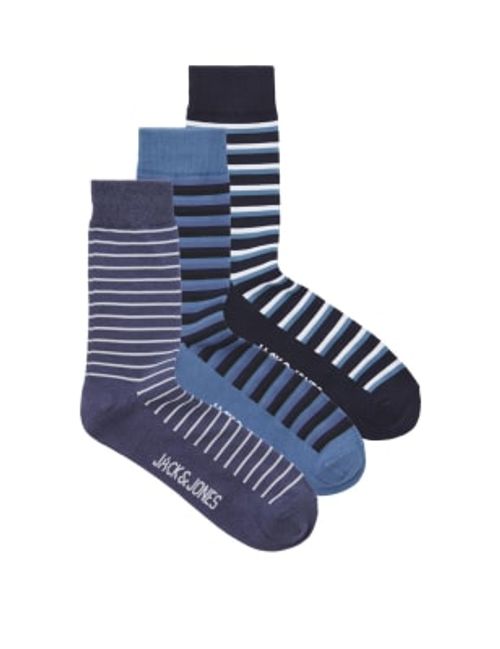 Jack & Jones Mens 3pk Socks -...