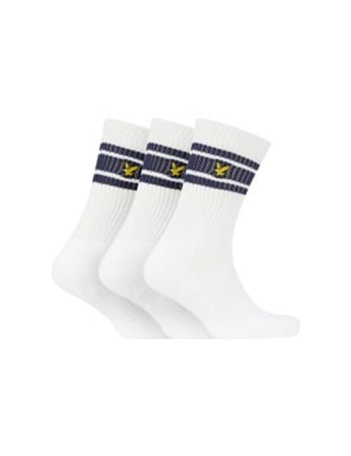 Lyle & Scott Mens 3pk Striped...