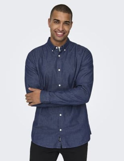 Only & Sons Mens Denim Shirt...