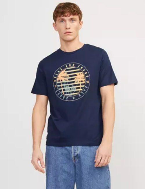 Jack & Jones Mens Pure Cotton...