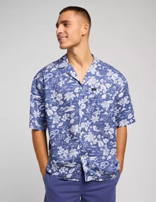 Lee Men's Hawaiian Shirt - L...