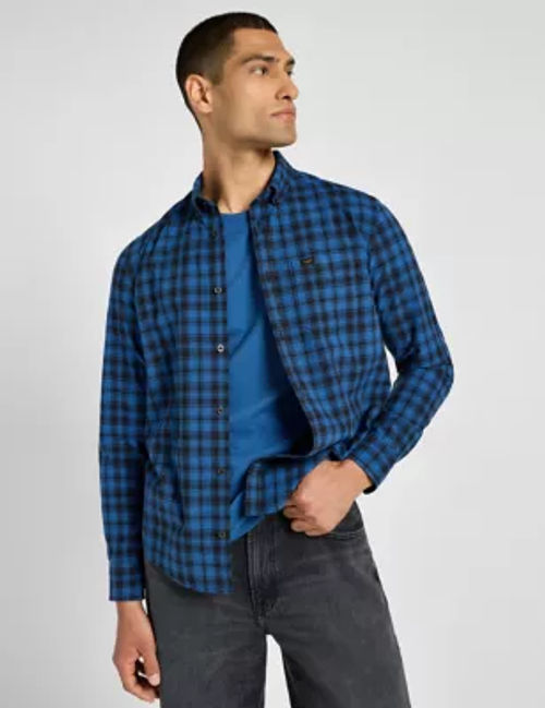 Lee Men's Pure Cotton Checked...