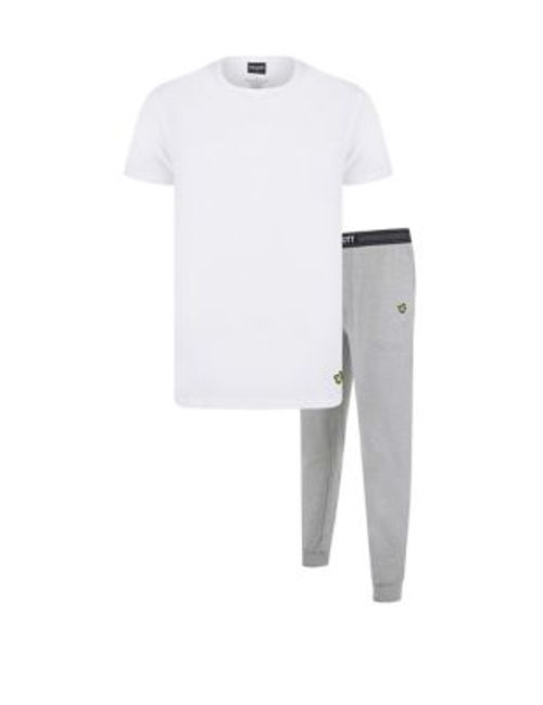 Cotton Rich Jersey Lounge Set, Lyle & Scott