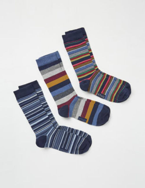 Fatface Men's 3pk Striped...