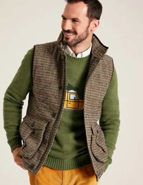 Joules Men's Tweed Quilted...