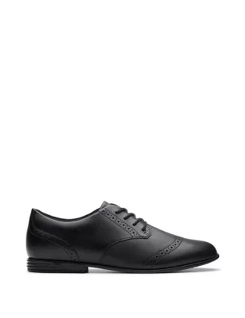 Clarks Girls' Leather Brogues...