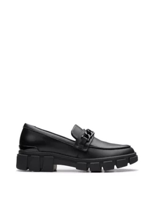 Clarks Girls' Leather Loafers...