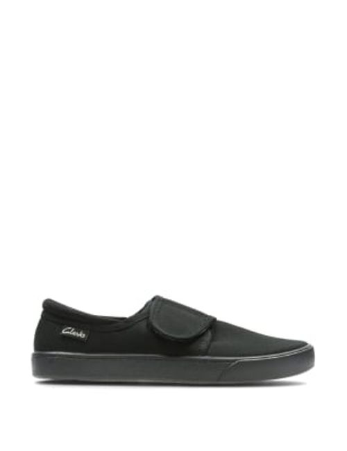 Clarks Girls Canvas Riptape...