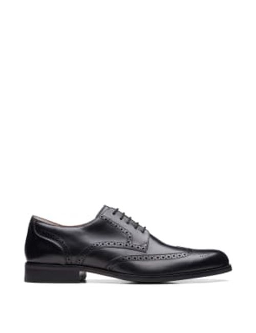 Clarks Mens Leather Brogues -...