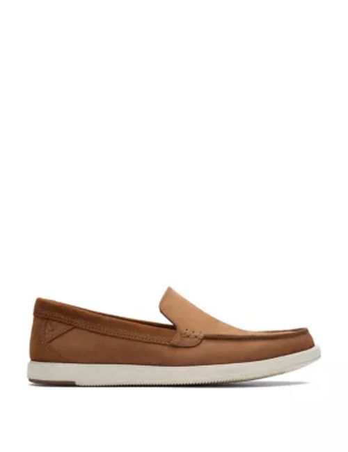 Clarks Womens Leather Slip-On...