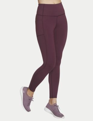 Ymo Womens Full Circle Seamless Leggings Purple Purple