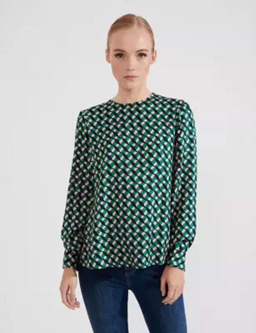 Hobbs Womens Geometric Crew...