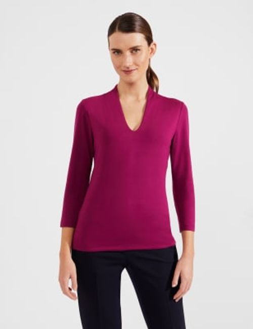 Hobbs Womens Jersey V-Neck...