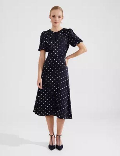 Hobbs Women's Polka Dot Midi...