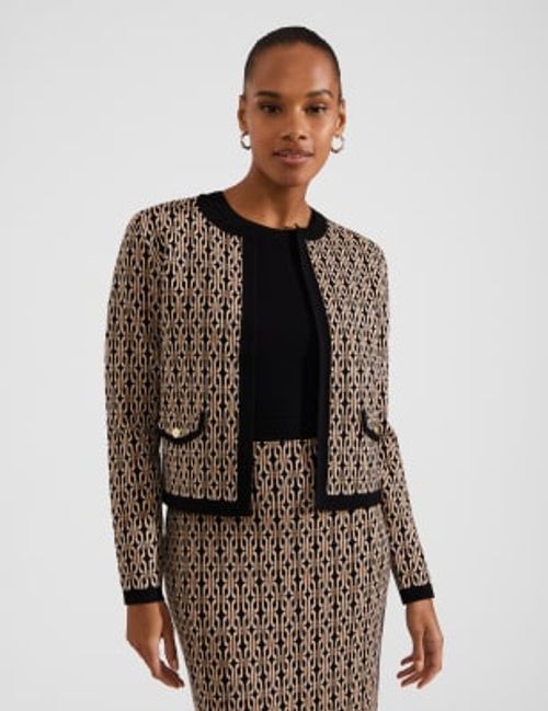 Hobbs Womens Jacquard Crew...