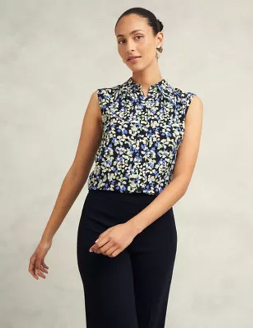 Hobbs Women's Floral Collared...