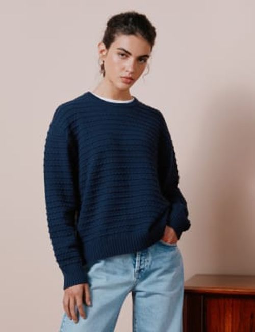 Albaray Womens Textured Crew...